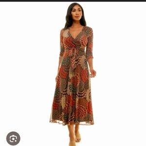 SZ XL HARLOW & ROSE VIBRANT MAXI DRESS